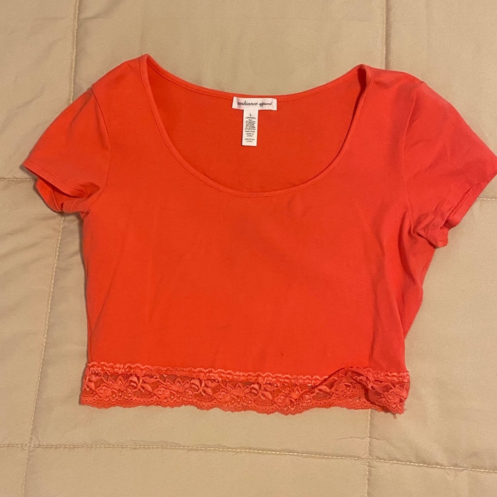 Pink Crop Top